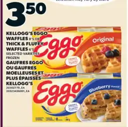 Valu-mart GAUFRES EGGO, 8'S OU GAUFRES MOELLEUSES ET PLUS ÉPAISSES, 6'S KELLOGG'S offer
