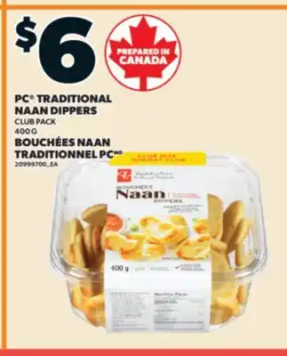 Valu-mart BOUCHÉES NAAN TRADITIONNEL PC offer