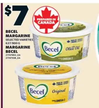 Valu-mart MARGARINE BECEL, 637/800 G offer