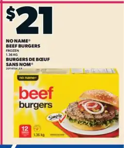 Valu-mart BURGERS DE BŒUF SANS NOM | NO NAME BEEF BURGERS offer
