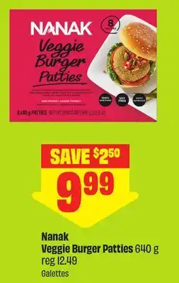 FreshCo Nanak veggie Burger Patties offer