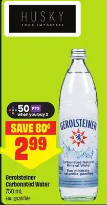 FreshCo Gerolsteiner carbonated Water offer