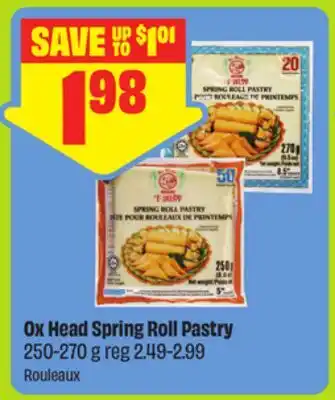FreshCo Ox Head Spring Roll Pastry offer