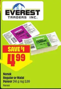 FreshCo Nanak Regular or Malai Paneer offer