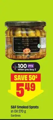 FreshCo S&F Smoked Sprats in Oil offer
