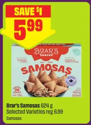 FreshCo Brar's Samosas 624 g Selected Varieties offer