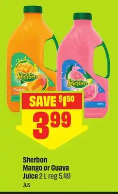 FreshCo Sherbon Mango or Guava Juice offer