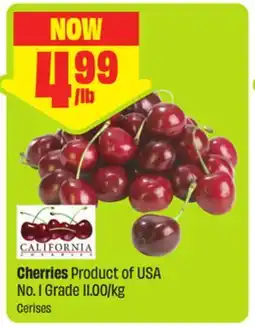 FreshCo Cherries Product of USA No. 1 Grade, 11.00/kg offer