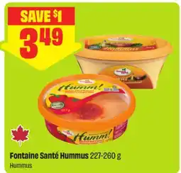 FreshCo Fontaine Santé Hummus offer