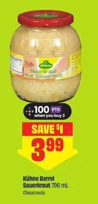 FreshCo Kühne Barrel Sauerkraut offer