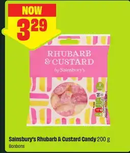 FreshCo Sainsbury's Rhubarb & Custard Candy offer