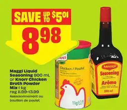 FreshCo Maggi Liquid Seasoning 800 mL or Knorr Chicken Broth Powder Mix 1 kg offer