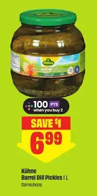 FreshCo Kühne Barrel Dill Pickles offer