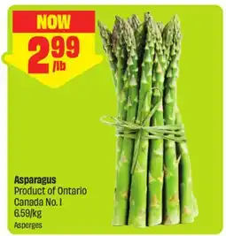 FreshCo Asparagus Product of Ontario Canada No. 1 6.59/kg offer