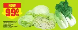 FreshCo Flat cabbage Product of USA I Grade or Nappa cabbage Bok Choy product of USA offer