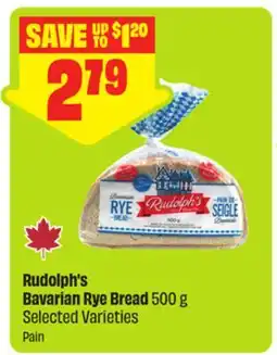 FreshCo Rudolph's Bavarian Rye Bread 500 g Selected Varieties offer