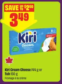 FreshCo Kiri cream Cheese 144 g or Tub 150 g offer