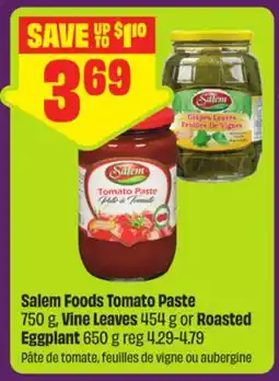 FreshCo Salem Foods Tomato Paste 750 g Vine Leaves 454 g or Roasted Eggplant 650 g offer