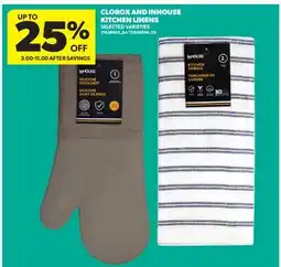 Real Canadian Superstore CLOROX AND INHOUSE KITCHEN LINENS offer