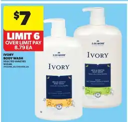 Real Canadian Superstore IVORY BODY WASH offer