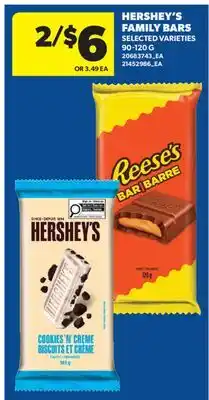 Real Canadian Superstore HERSHEY'S FAMILY BARS offer