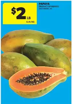 Real Canadian Superstore PAPAYA offer