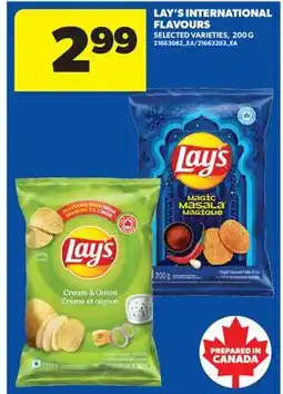 Real Canadian Superstore LAY'S INTERNATIONAL FLAVOURS offer