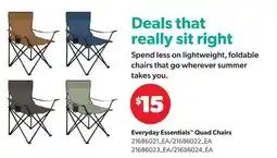 Real Canadian Superstore EVERYDAY ESSENTIALS QUAD CHAIRS offer