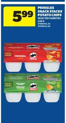 Real Canadian Superstore PRINGLES SNACK STACKS POTATO CHIPS offer