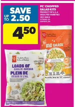 Real Canadian Superstore PC CHOPPED SALAD KITS offer