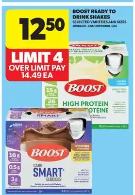 Real Canadian Superstore BOOST READY TO DRINK SHAKES offer