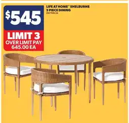 Real Canadian Superstore LIFE AT HOME SHELBURNE 5 PIECE DINING offer