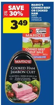Real Canadian Superstore MARIO'S CORNED BEEF OR COOKED HAM offer