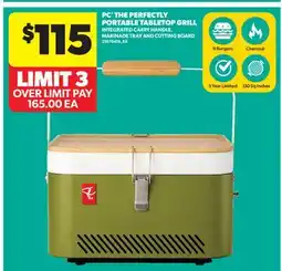 Real Canadian Superstore PC THE PERFECTLY PORTABLE TABLETOP GRILL offer