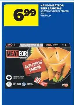 Real Canadian Superstore HANDI MEATEOR BEEF SAMOSAS offer