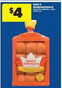 Real Canadian Superstore KING'S HAWAIIAN ROLLS offer