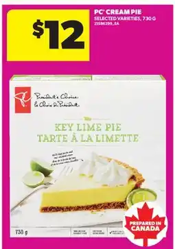 Real Canadian Superstore PC CREAM PIE offer