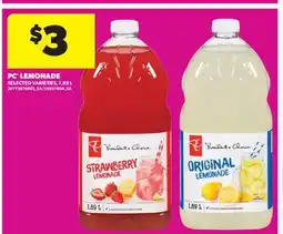 Real Canadian Superstore PC LEMONADE offer