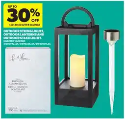 Real Canadian Superstore OUTDOOR STRING LIGHTS, OUTDOOR LANTERNS AND OUTDOOR STAKE LIGHTS offer