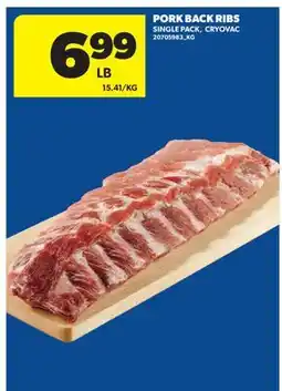 Real Canadian Superstore PORK BACK RIBS offer