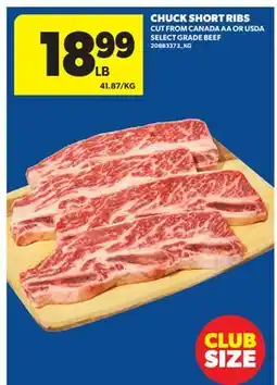 Real Canadian Superstore CHUCK SHORT RIBS offer