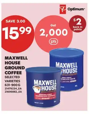 Real Canadian Superstore MAXWELL HOUSE GROUND COFFEE offer