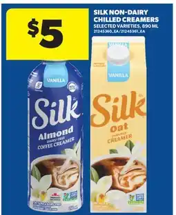 Real Canadian Superstore SILK NON-DAIRY CHILLED CREAMERS offer