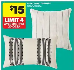 Real Canadian Superstore LIFE AT HOME CUSHIONS offer