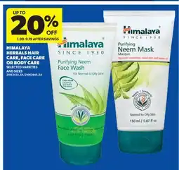 Real Canadian Superstore HIMALAYA HERBALS HAIR CARE, FACE CARE OR BODY CARE offer