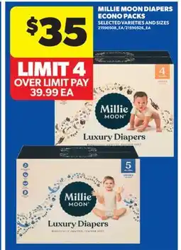 Real Canadian Superstore MILLIE MOON DIAPERS ECONO PACKS offer