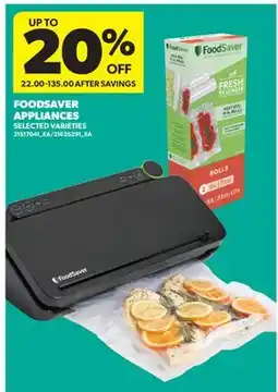 Real Canadian Superstore FOODSAVER APPLIANCES offer