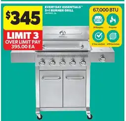 Real Canadian Superstore EVERYDAY ESSENTIALS 5 + 1 BURNER GRILL offer