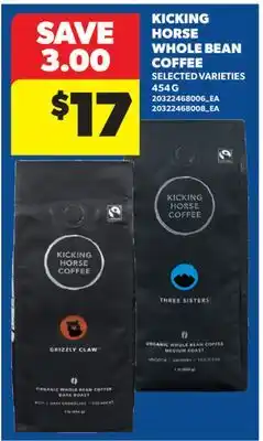 Real Canadian Superstore KICKING HORSE WHOLE BEAN COFFEE offer