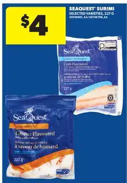 Real Canadian Superstore SEAQUEST SURIMI offer